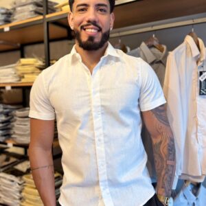 Camisa de botão